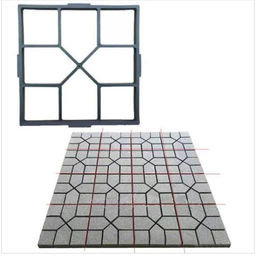 Форма для изготовления дорожек «Чёрная» 40×40×4 см