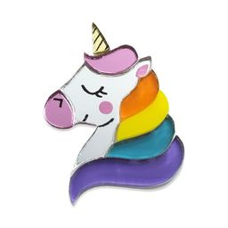 Брошь Единорог