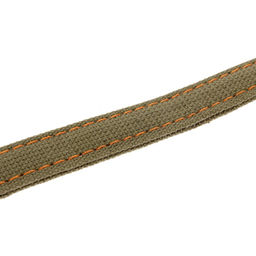 Ошейник брезентовый двухслойный, 54 х 2,5 см, ОШ 35-45 см, хаки - Пижон фото 4