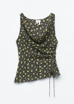 Top con cuello chal y cord?n de ajuste - H&m фото 2
