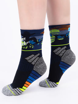 Термоноски 18з13024 салат/ультрамарин