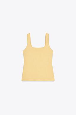 PLAIN KNIT CORSET TOP - Zara фото 7