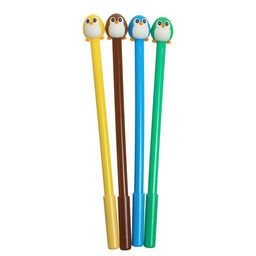 Цена за 12 шт. Ручка - прикол гелевая Пингвин, МИКС