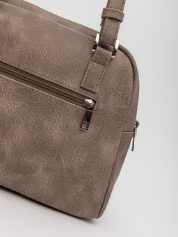 Серо-коричневая сумка классическая S.Lavia  фото 14