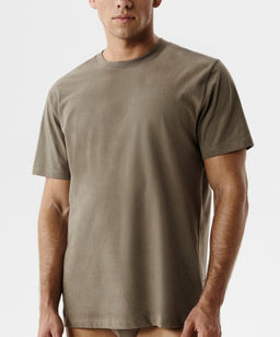 ATLANTIC NMT-033 Футболка пижамная мужская T-Shirt темно-бежевый