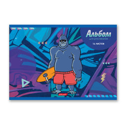 Светоч 16АЛСК4_1_3_9 Альбом для рисования 100 г/м2 A4 29 х 20.5 см 16 л. на скобе 10 шт. 000649 Рисуй и играй  фото 25
