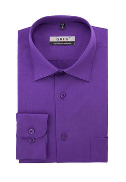 Сорочка мужская длинный рукав GREG 730/319/VIOL/Z  фото 9
