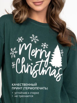 Новогодняя женская пижама с брюками - Binita фото 28