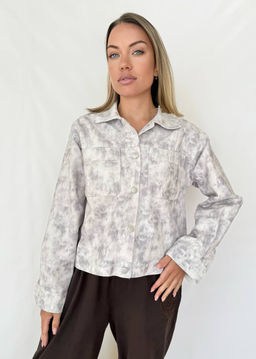 K12918 Джинсовая рубашка СТАЛЬ