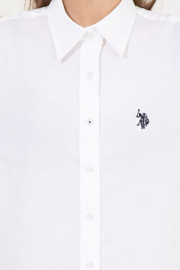 Рубашка женская белая Uzunkol Basic - U.s. polo assn фото 17