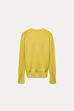 BASIC PLAIN KNIT SWEATER - Zara фото 20