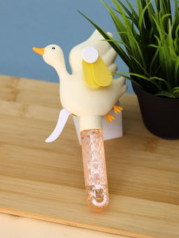 Портативный механический ручной вентилятор Funny goose, white