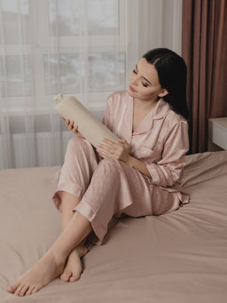 Валик с лавандой и можжевельником для осанки холщовый - Травы горного крыма фото 11