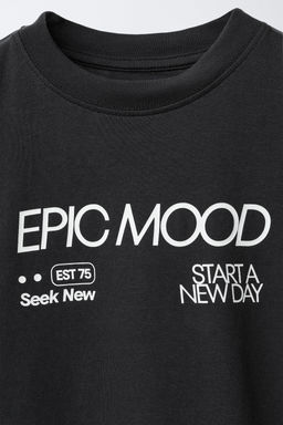 SLOGAN PRINT T-SHIRT