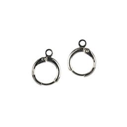 Zlatka Швензы FMK-H08 11.5 х 15 мм 5 х 2 шт 01 под серебро