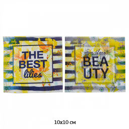 Термоаппликации 3D (интерактивные) арт.TBY.3D21 The Best/Beauty 10х10см, уп.5шт