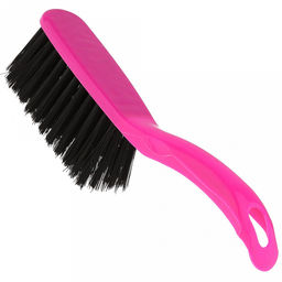 Комплект для уборки пластмассовый: совок 21,5х16,5х7см с резинкой + сметка 25,5х3,7см, ворс 5см "Арка-2" цвета в ассортименте: голубой, фуксия, салатовый (Китай)