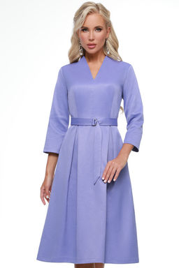 Платье сиреневое со складками на юбке - Dstrend фото 5