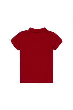 U. S. Polo Assn / Базовая футболка бордового цвета для мальчика - U.s. polo assn фото 2