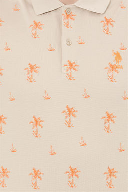 U. S. Polo Assn Мужская футболка с воротником-поло Stone - U.s. polo assn фото 14