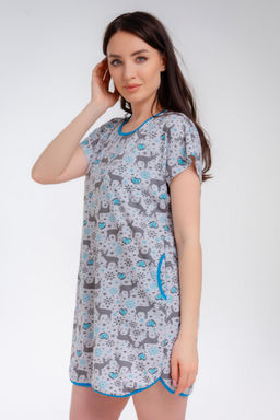 Туника женская Социал голубой