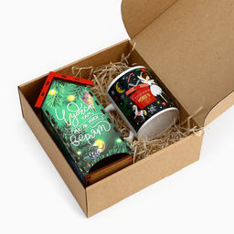 Подарочный набор новогодний «Чудес в новом году»: чайный домик, кружка, 20.5×20.5×10 см