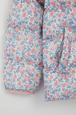 Cok Renkli Kal?n Kapusonlu Regular K?z Cocuk Mont TKDAW26MO00009 - Trendyolmilla фото 5