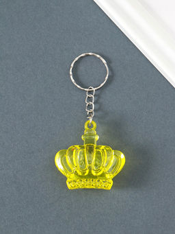 Цена за 12 шт. Брелок для ключей на кольце «Корона», пластик, 4×4.4×1.5 см, МИКС