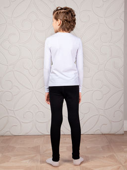 Пижама"Ягуар",черно-белый