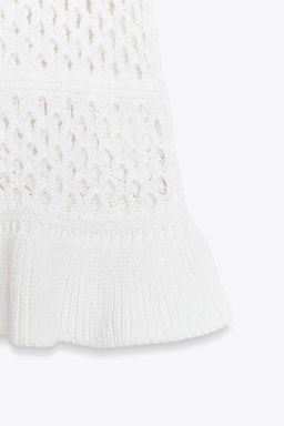 RUFFLED KNIT TOP - Zara фото 6