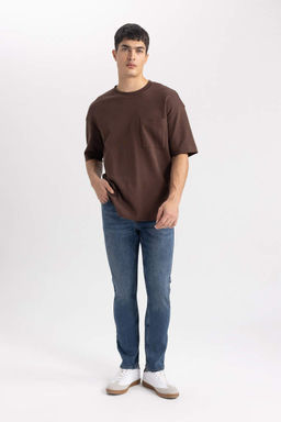 Джинсовые брюки скинни Carlo очень узкого кроя с нормальной талией и очень узкими штанинами - Defacto фото 5