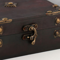 Шкатулка для украшений «Сундук. Адриана», дерево, 14×14×6.5 см