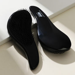 Массажная расчёска волна Beauty Fox, чёрная