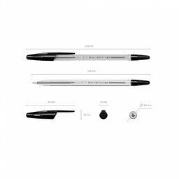 Цена за 24 шт. Набор из 4 ручек шариковых ErichKrause R-301 Stick Classic 1.0, цвет чернил: синий, черный, красный, зеленый (в пакете)