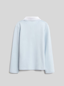 ACOOLA / Сорочка-поло верхняя для мальчиков Declan светло-голубой  фото 2