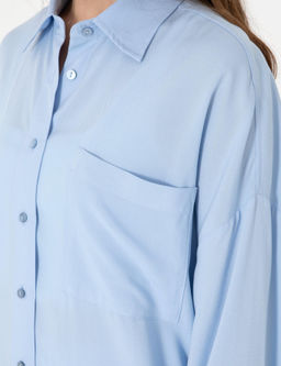 A__k Mavi Oversize Uzun Kollu G_mlek - Pierre cardin фото 7
