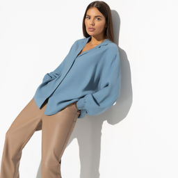 Блуза свободного силуэта Очарование любви (chic) - Charutti фото 5