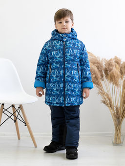 Куртка детская зимняя синяя