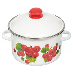 ЭМ_Кастрюля 4,0 л сфер. ДЕКОЛЬ ОБОД, арт. 1МС201Р