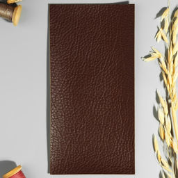 Цена за 3 шт. Заплатка клеевая из кожзаменителя, 10×20 см, тёмно-коричневая