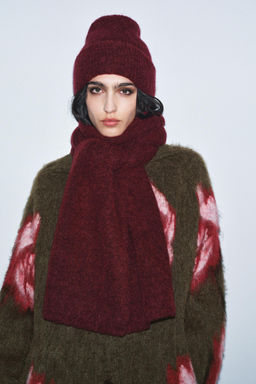 PLAIN KNIT SCARF - Zara фото 4