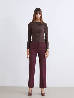 Kay?k Yaka B?zg?l? Bluz