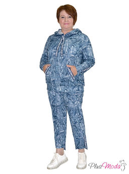 Спортивная куртка Модель №687 размеры 44-84 - Plusmoda фото 6