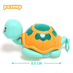 Игрушка заводная Черепаха, световые эффекты, цвета МИКС - Simaland фото 2