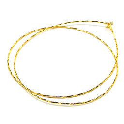 Цепочка серебряная с позолотой, 46см, 3,3г