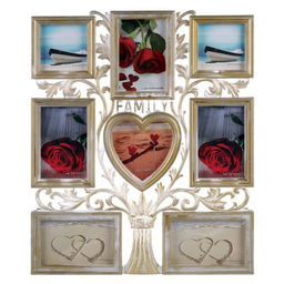 Фоторамка коллаж Дерево 40х50 см / R01-5 /уп 18/ 8 фото золото эффекет старины - Галеонтрейд фото 3