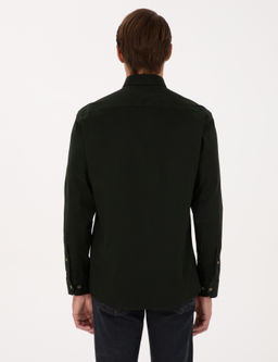 Koyu Haki Regular Fit Uzun Kollu G_mlek - Pierre cardin фото 5