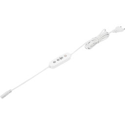 UST-E33 WHITE 2M Таймер с вилкой и разъемом L,N,G для фито светильника, 220В. 150Вт. Провод 2 метра. ТМ Uniel