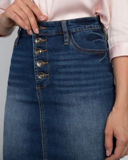 Юбка джинсовая жен. - Incity фото 4