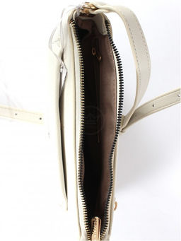 Сумка женская искусственная кожа DJ-СМ 7336-COCONUT CREAM, 1отд, плечевой ремень, кремовый SALE 263894 - Adelia фото 6